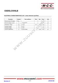 ESDSLC5V0LB-TP Datasheet Page 2