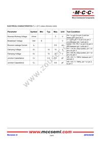 ESDSLC5V0T2-TP Datasheet Page 2