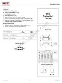 ESDSLC8V0D3B-TP Datasheet Cover