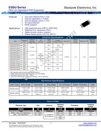 ESDU03A3V3R17V Datasheet Cover