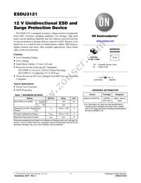 ESDU3121MXT5G Datasheet Cover