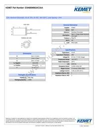 ESH685M063AC3AA Datasheet Cover