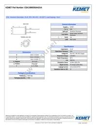 ESK106M350AH2AA Datasheet Cover