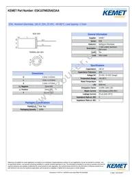 ESK107M025AE3AA Datasheet Cover