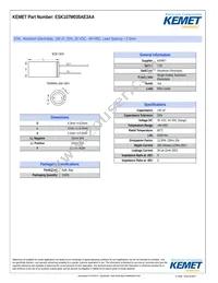 ESK107M035AE3AA Datasheet Cover