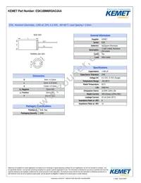 ESK108M6R3AG3AA Datasheet Cover