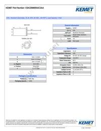 ESK226M050AC3AA Datasheet Cover