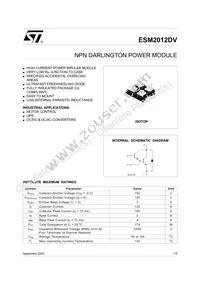 ESM2012DV Datasheet Cover