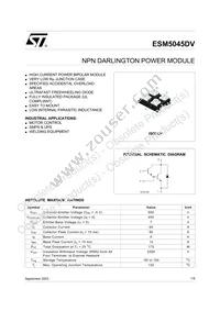 ESM5045DV Datasheet Cover