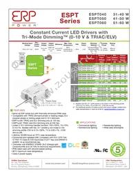 ESPT050E-1200-42 Datasheet Cover