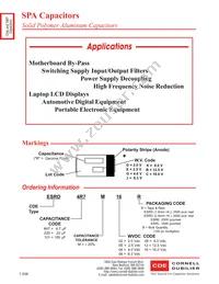 ESRD8R2M16B Datasheet Page 2