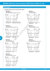 ESX10-S127-DC24V-1A-10A Datasheet Page 4