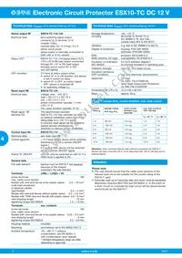 ESX10-TC-114-DC12V-10A-E Datasheet Page 2