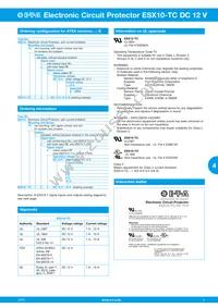 ESX10-TC-114-DC12V-10A-E Datasheet Page 3