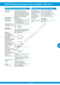 ESX10-TD-101-DC24V-X280 Datasheet Page 3