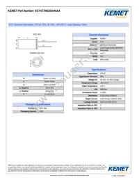 ESY477M035AH4AA Datasheet Cover