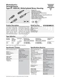 ET1820PPAS-1 Datasheet Cover