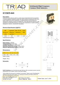 ET2835-041 Datasheet Cover