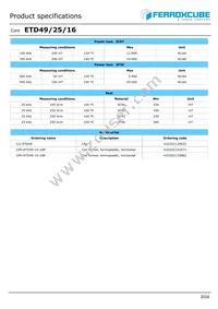 ETD49/25/16-3C97-G500 Datasheet Page 2