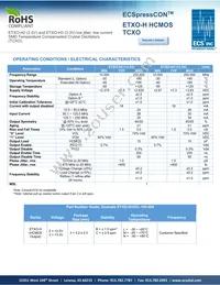 ETXO-H33CL-125.000 Datasheet Cover