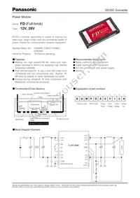 EUMFD60Y28A Datasheet Cover