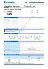 EVM-2WSX80BY2 Datasheet Cover