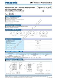 EVM-3VSX50BY4 Datasheet Cover