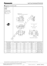 EVP-AA702W Datasheet Page 3