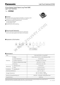 EVP-ADK04K Datasheet Cover