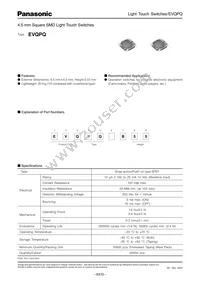 EVQ-PQMB55 Datasheet Cover