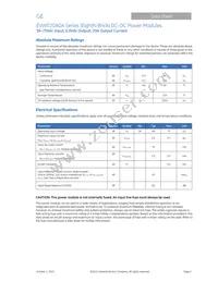 EVW020A0A41-SZ Datasheet Page 2