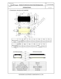 EXB-D6JP000A Datasheet Cover