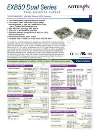 EXB50-48D3V3-1V8 Datasheet Cover