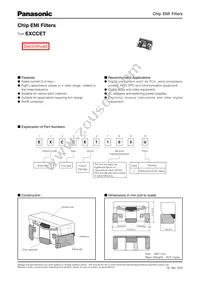 EXC-CET103U Datasheet Cover