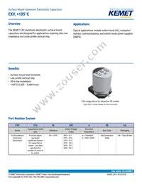 EXV337M6R3A9MAA Datasheet Cover