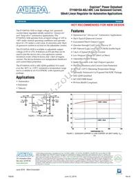 EY1601SA-ADJ Datasheet Cover