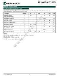 EZ1086CT-3.3T Datasheet Page 3