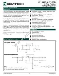 EZ1587CT-3.3 Datasheet Cover