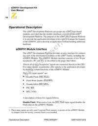 EZ80F916050MODG Datasheet Page 20