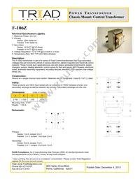 F-106Z Datasheet Cover