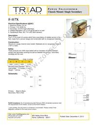 F-117X Datasheet Cover