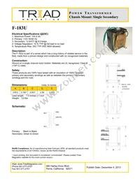 F-183U Datasheet Cover