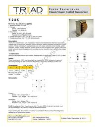 F-211Z Datasheet Cover