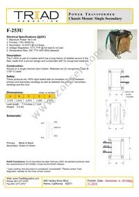 F-253U Datasheet Cover