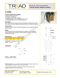 F-259U Datasheet Cover