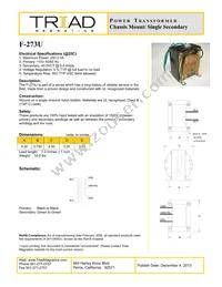 F-273U Datasheet Cover