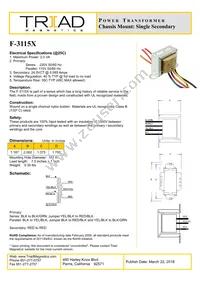 F-3115X Datasheet Cover