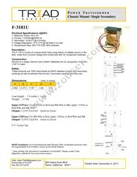 F-3181U Datasheet Cover