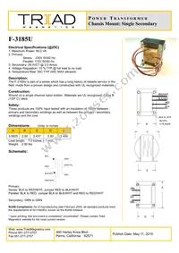 F-3185U Datasheet Cover