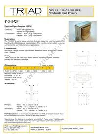 F-349XP Datasheet Cover